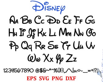 Disney letters Etsy picture regarding Disney Letters Printable known as Disney letters Etsy